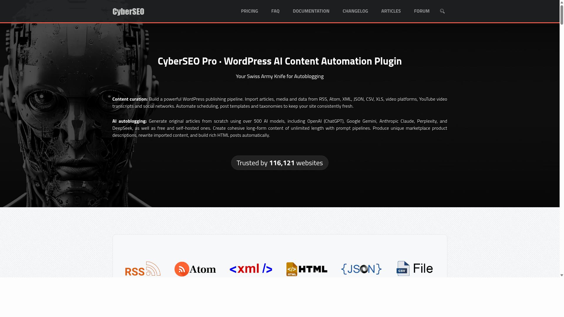 Autoblogging.ai for Automatic Image Creation website